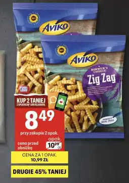 Delikatesy Centrum Frytki Aviko Zig Zag oferta