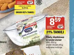 Delikatesy Centrum Filety śledziowe w sosie Lisner oferta