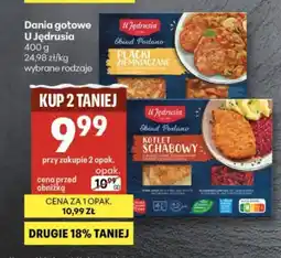 Delikatesy Centrum Dania gotowe U Jędrusia (placki ziemniaczane, kotlet schabowy) oferta