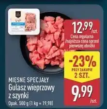 ALDI Gulasz wieprzowy z szynki Mięsne Specjały Zawsze Świeże (Aldi) oferta