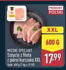 ALDI Sznycle z fileta kurczaka Mięsne Specjały Zawsze Świeże (Aldi) oferta