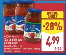 ALDI Sos pomidorowy napoletana z ziołami Cucina Nobile oferta