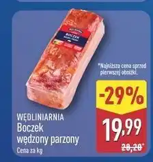 ALDI Boczek wędzony parzony Wędliniarnia Classic oferta
