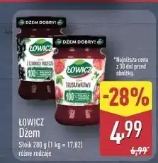 ALDI Dżem z czarnej porzeczki Łowicz oferta