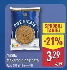ALDI Makaron pipe rigate Cucina oferta