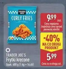 ALDI Frytki curly Trader Joe's oferta