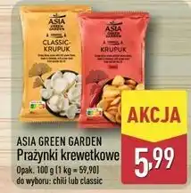 ALDI Prażynki krewetkowe chili Asia Green Garden oferta