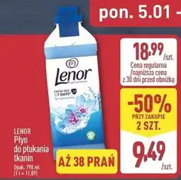 ALDI Płyn do płukania spring awakening 7 Lenor oferta