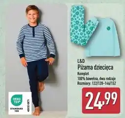 ALDI Piżama dziecięca 122/128-146/152 L&D oferta