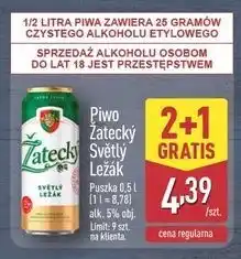 ALDI Piwo Zatecky Svetly Lezak oferta