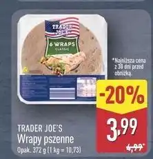 ALDI Wrapsy pszenne 6 szt Trader Joe's oferta