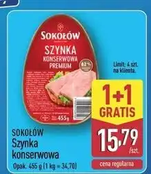 ALDI Szynka konserwowa Sokołów oferta