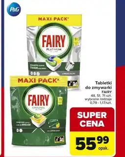Carrefour Tabletki do zmywarki Fairy oferta