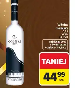 Carrefour Wódka Ogiński oferta