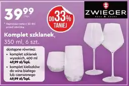 Biedronka Szklanka Zwieger oferta