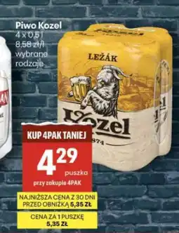 Delikatesy Centrum Piwo Kozel Leżak oferta