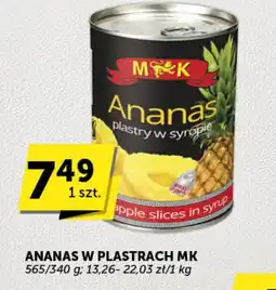 ABC Ananas w plastrach MK oferta