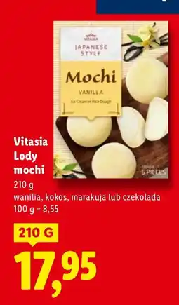 Lidl Lody mochi wanilia oferta