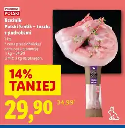 Lidl Polski królik tuszka z podrobami oferta
