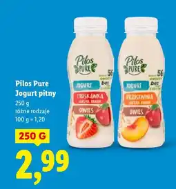 Lidl Jogurt pitny brzoskwinia oferta