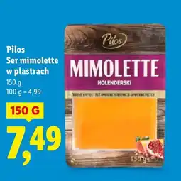 Lidl Ser mimolette w plastrach oferta