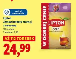 Lidl Herbata czarna z owocową, zestaw oferta
