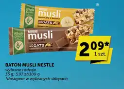 Groszek Baton Musli Nestle oferta