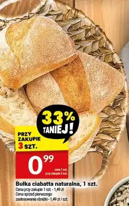 Twój Market Bułka ciabatta naturalna oferta