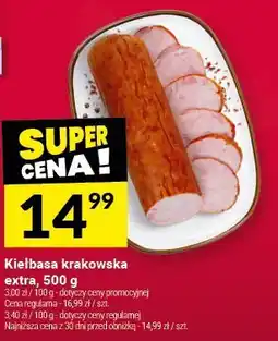Twój Market Kiełbasa krakowska extra oferta
