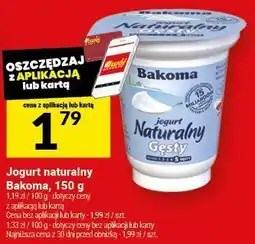 Twój Market Jogurt naturalny Bakoma oferta