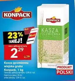 Twój Market Kasza jęczmienna wiejska gruba Konpack oferta