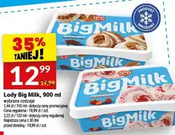 Twój Market Lody Big Milk, 900 ml wybrane rodzaje oferta