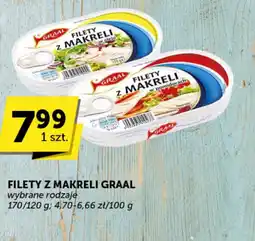 Groszek Filety z makreli Graal oferta