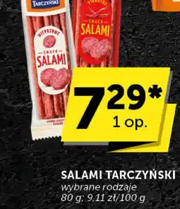 Euro Sklep Salami Tarczyński wybrane rodzaje oferta