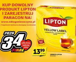 Groszek Lipton Herbata Yellow Label oferta