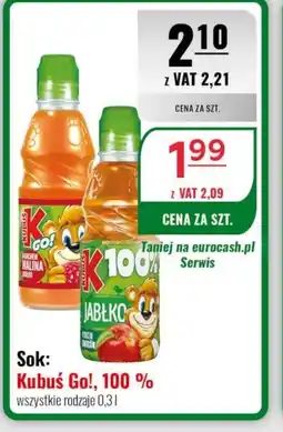 Eurocash Kubuś Sok Go! 100% oferta
