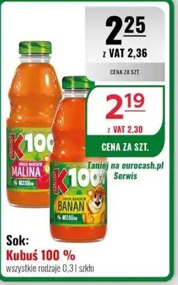 Eurocash Sok Kubuś 100% oferta