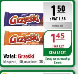 Eurocash Grześki wafel oferta