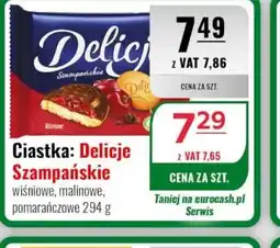 Eurocash Delicje Ciastka Szampańskie oferta