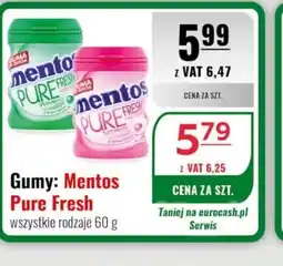 Eurocash Mentos Gumy Pure Fresh oferta