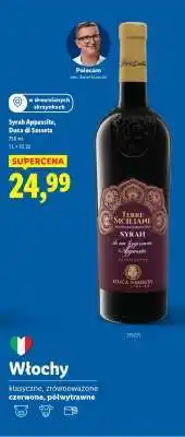 Lidl Syrah Appassite Duca di Sasseta oferta