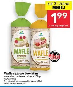 Lewiatan Wafle ryżowe ze słonecznikiem Lewiatan oferta