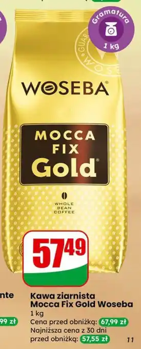 Kawa ziarnista Mocca Fix Gold Woseba