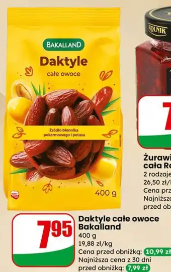 Dino Daktyle całe owoce Bakalland oferta