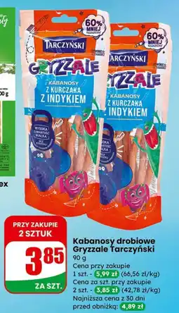 Dino Kabanosy drobiowe Gryzzale Tarczyński oferta
