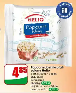 Dino Popcorn do mikrofalki solony Helio oferta