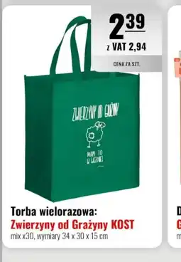 Eurocash Torba wielorazowa Zwierzyny od Grażyny KOST oferta