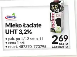 Makro Mleko Laciate UHT 3,2% oferta