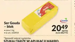 Makro Mlekpol Ser Gouda oferta