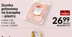 Makro Sokołów Szynka gotowana plastry oferta